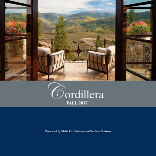 Cordillera Real Estate Market Report | Fall 2017