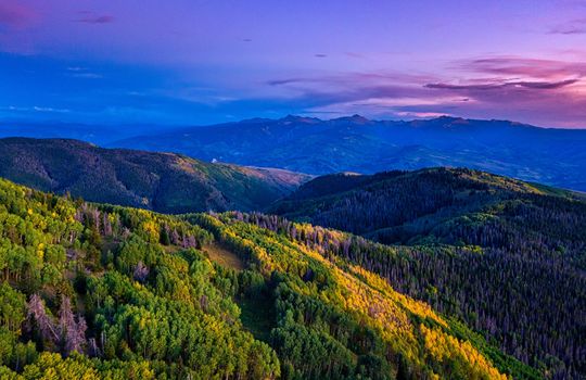 Mountain View of Beaver Creek and Sawatch Mountains