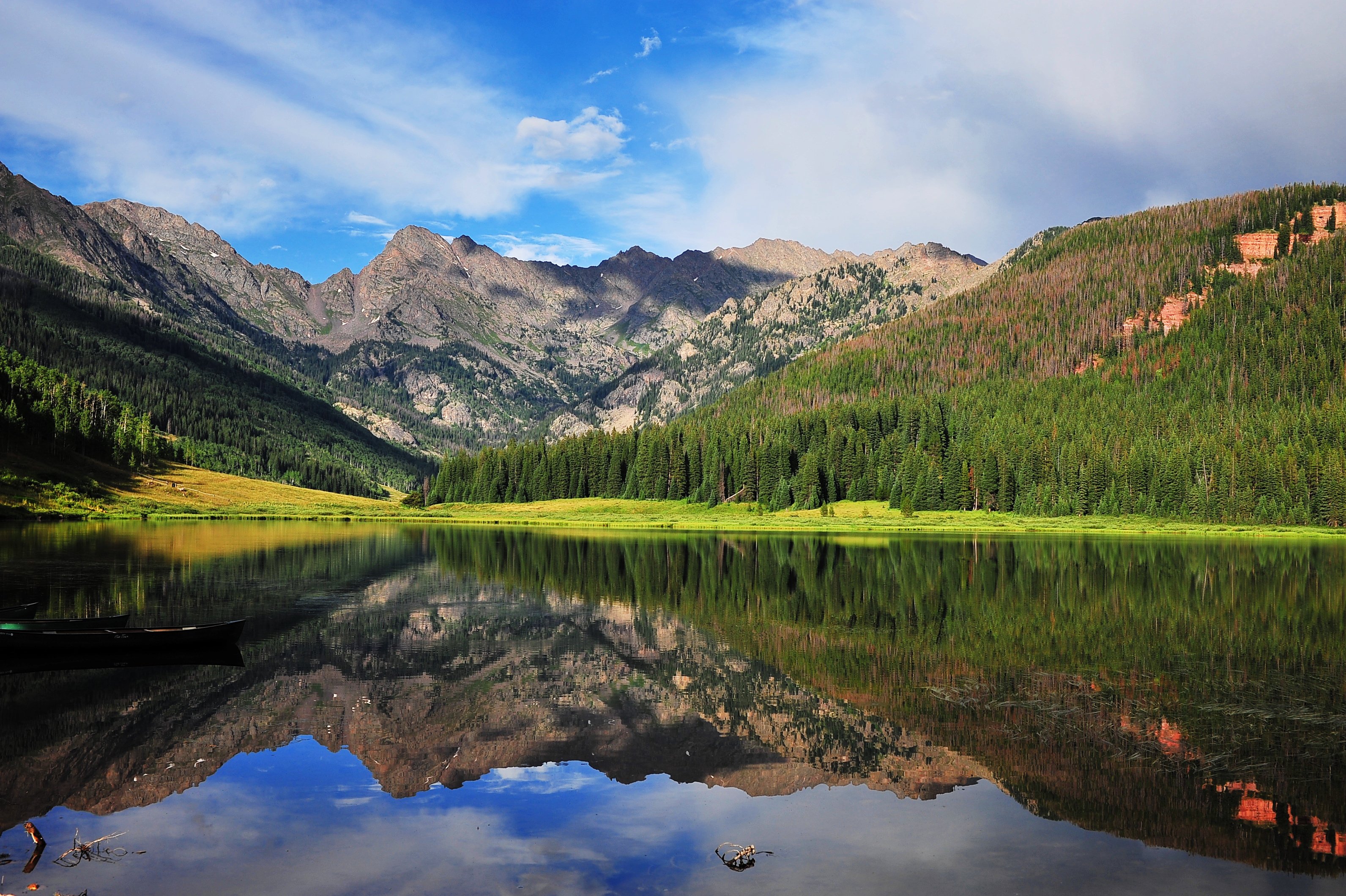 View,Of,Mountain,Lake,/piney,Lake,,Vail,,Colorado