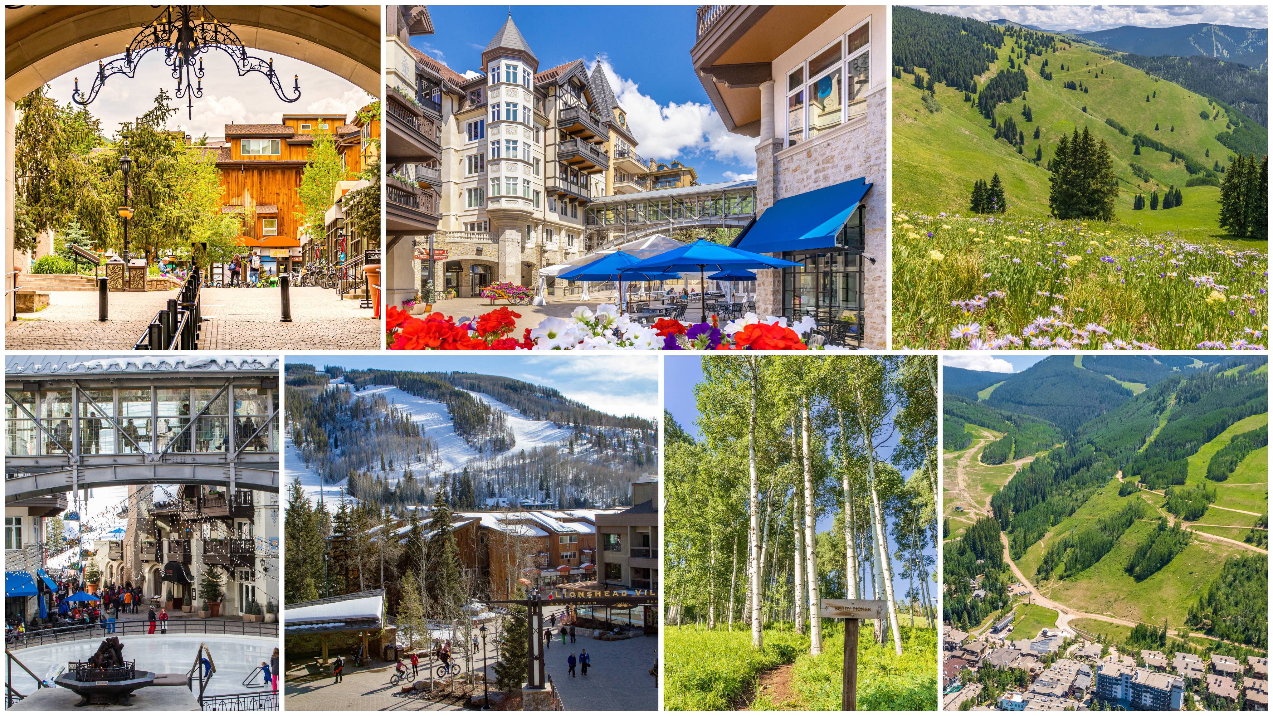Photo Collage Lionshead in Vail