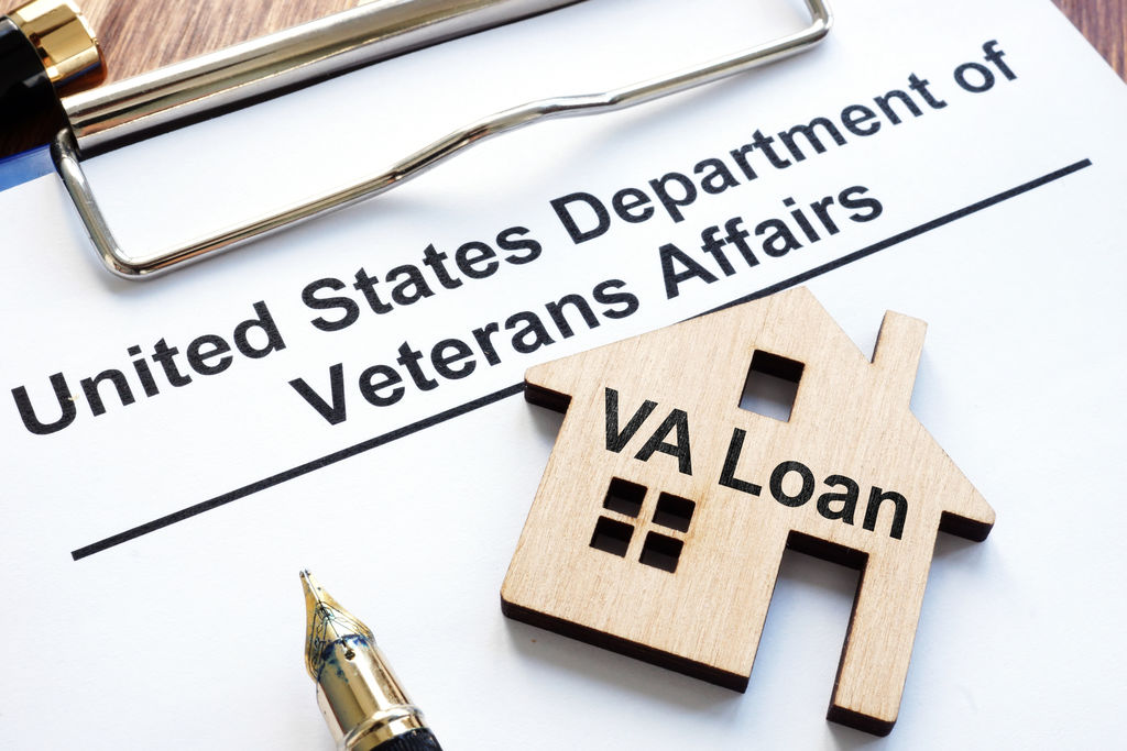 Clipboard graphic of United States Department of Veteran Affairs VA Loan