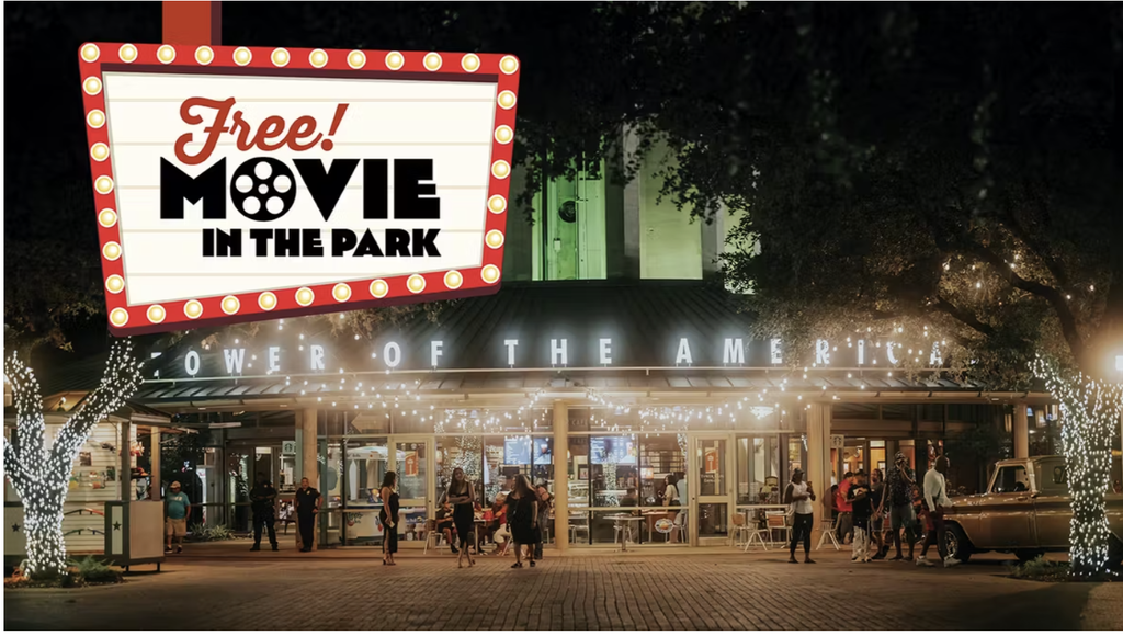 Tower of the Americas Free Movie in the Park Photo