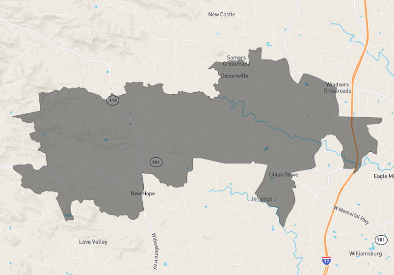 Union Grove, Olin, Harmony