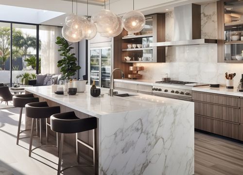 Eco-friendly-materials-like-bamboo-cabinets-make-this-kitchen-sustainable