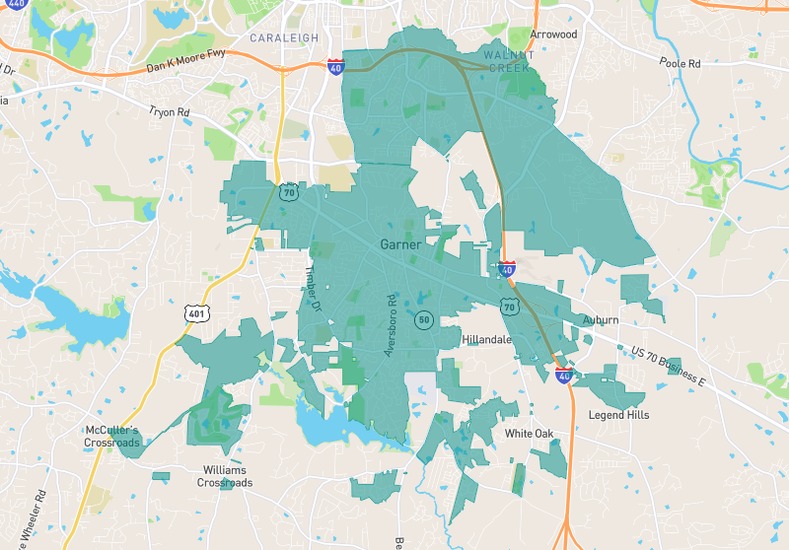 South Raleigh; Garner