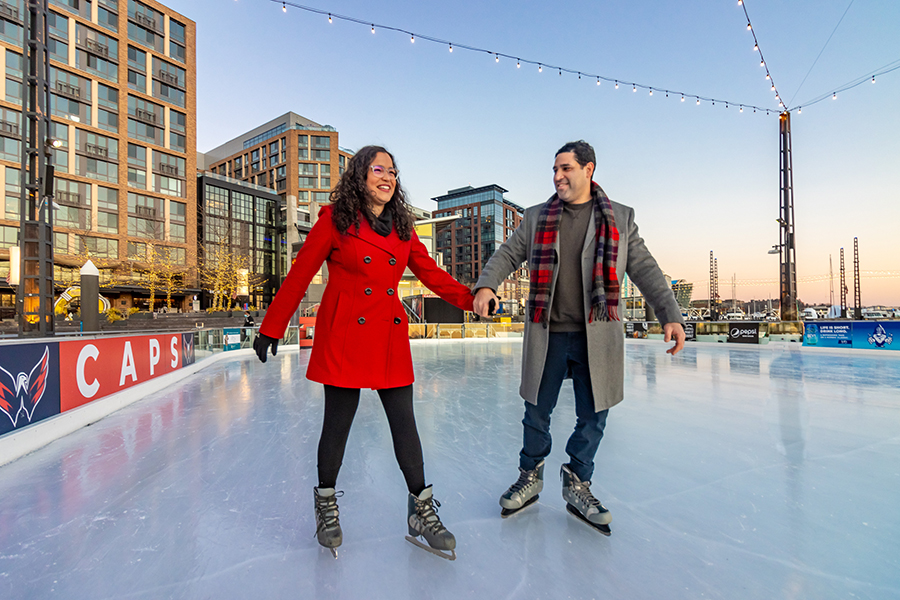 Ice skate in DC photo