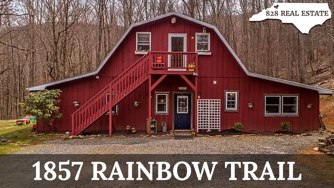 Converted horse barn home at 1857 Rainbow Trail in Boone, NC