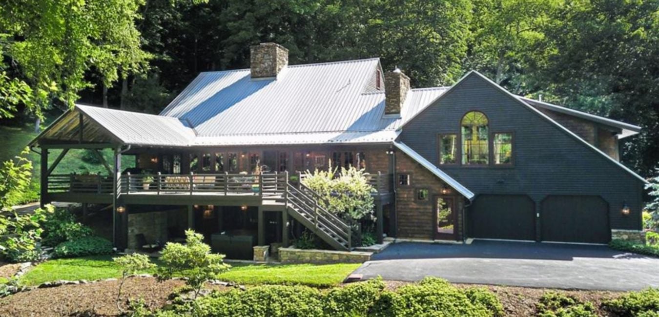 Mountain home on six acres at 527 Red Tailed Hawk Road in Banner Elk, North Carolina.