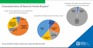 Characteristics of Second Home Buyers by property type purchased, location, and nationality. 