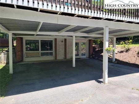 Covered carport and separate apartment entrance for sale in Boone, NC