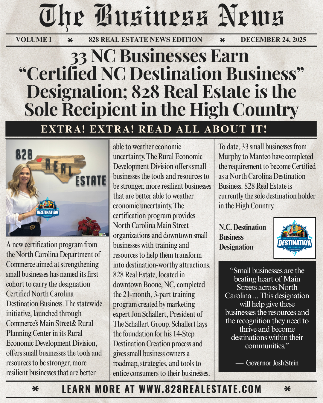 NC Destination Press Release