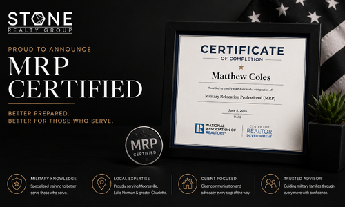 Stone Realty Group Agent Matthew Coles Earns Military Relocation Professional &hellip;