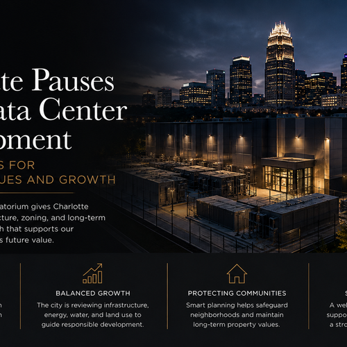 Charlotte Pauses New Data Center Development: What It Means for Property Values and Future Growth