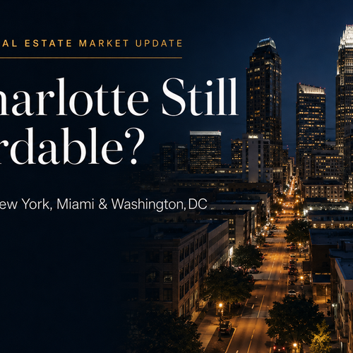 Is Charlotte Still Affordable Compared to New York, Miami, and Washington, DC?