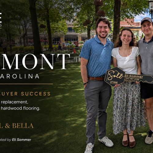 Will and Bella Bought Their First Home Near Belmont and Mount Holly with Eli Sommer