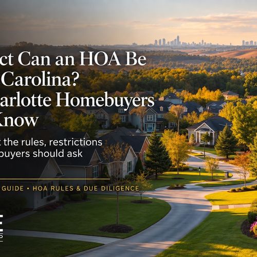 How Strict Can an HOA Be in North Carolina? What Charlotte Homebuyers Should Know