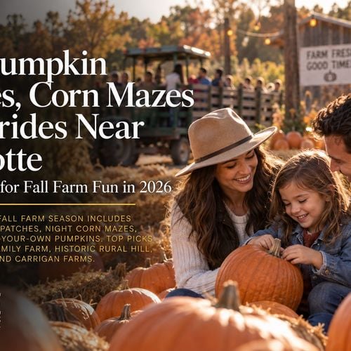 Best Pumpkin Patches, Corn Mazes & Hayrides Near Charlotte, NC in 2026