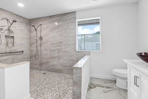 Forest Lakes remodeled shower