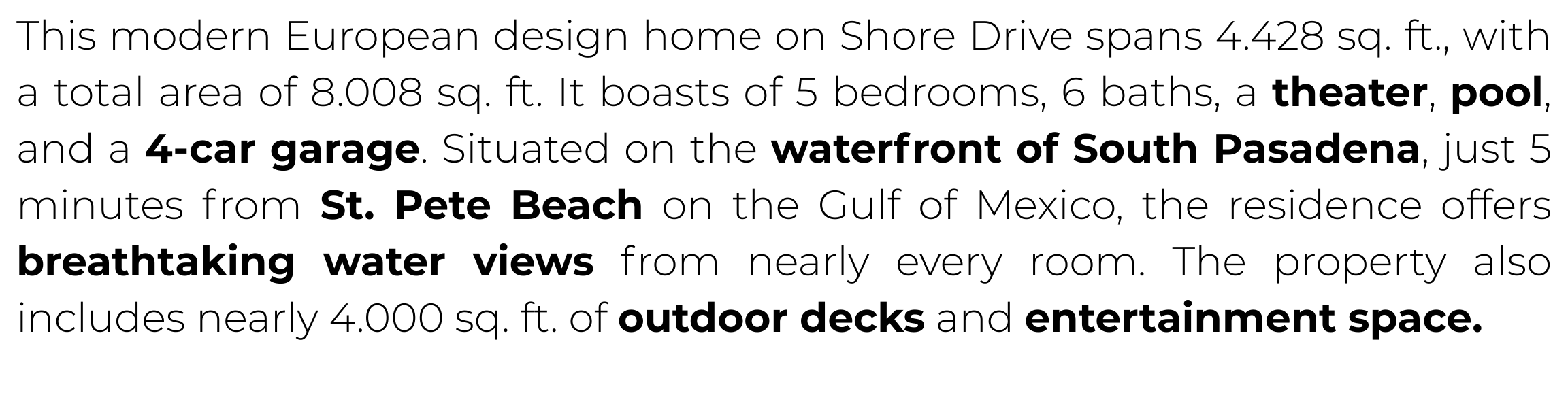 This incredible waterfront home, designed to maximize the 75' wide waterfront lot, includes a dock for yachts or fishing. With 4 bedrooms, 4.5 baths, and a 3-car garage, Pompano exudes elegance, o (3)