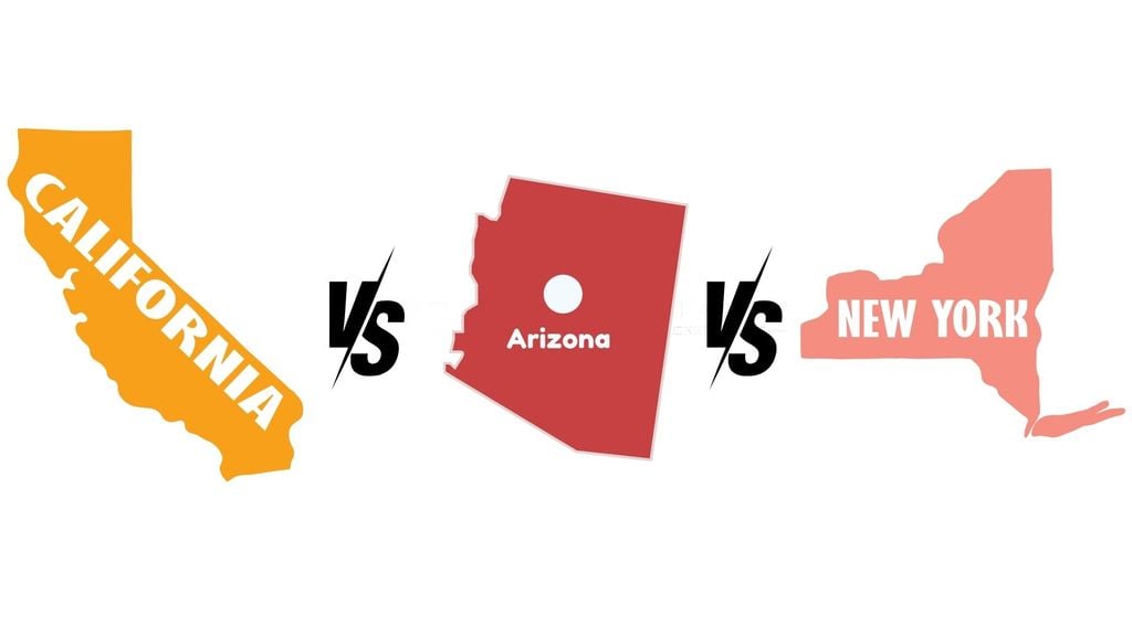 California vs Arizona vs New York Real Estate