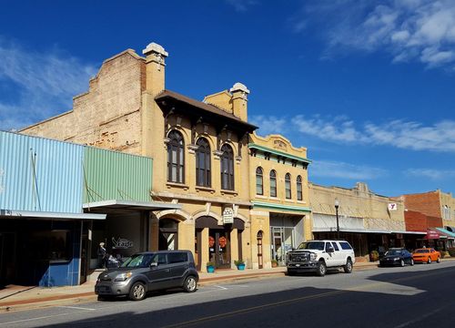 107_East_Main_Street_(1947),_former_Cherryville_City_Hall_(1911),Self-Hoffman_Building_(1913)_&#038;_Pliskin_and_Londner_Building_(1930)