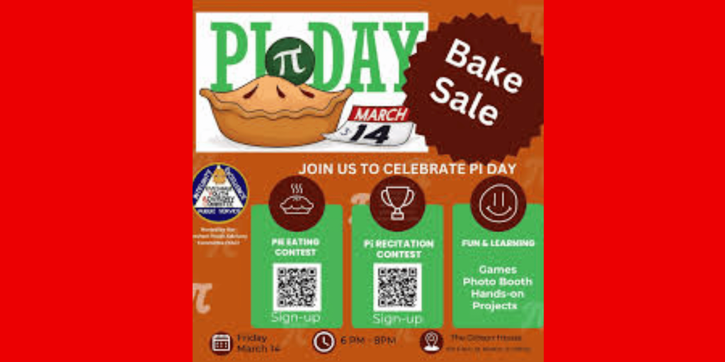 YAC Pi Day Event & Bake Sale (Evesham)