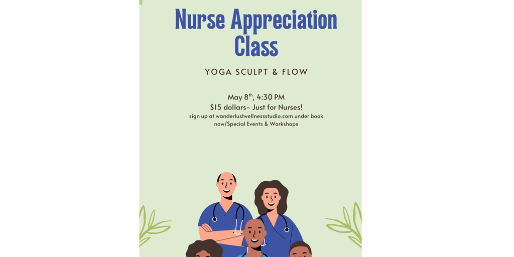 Nurses Week - Yoga Sculpt & Flow