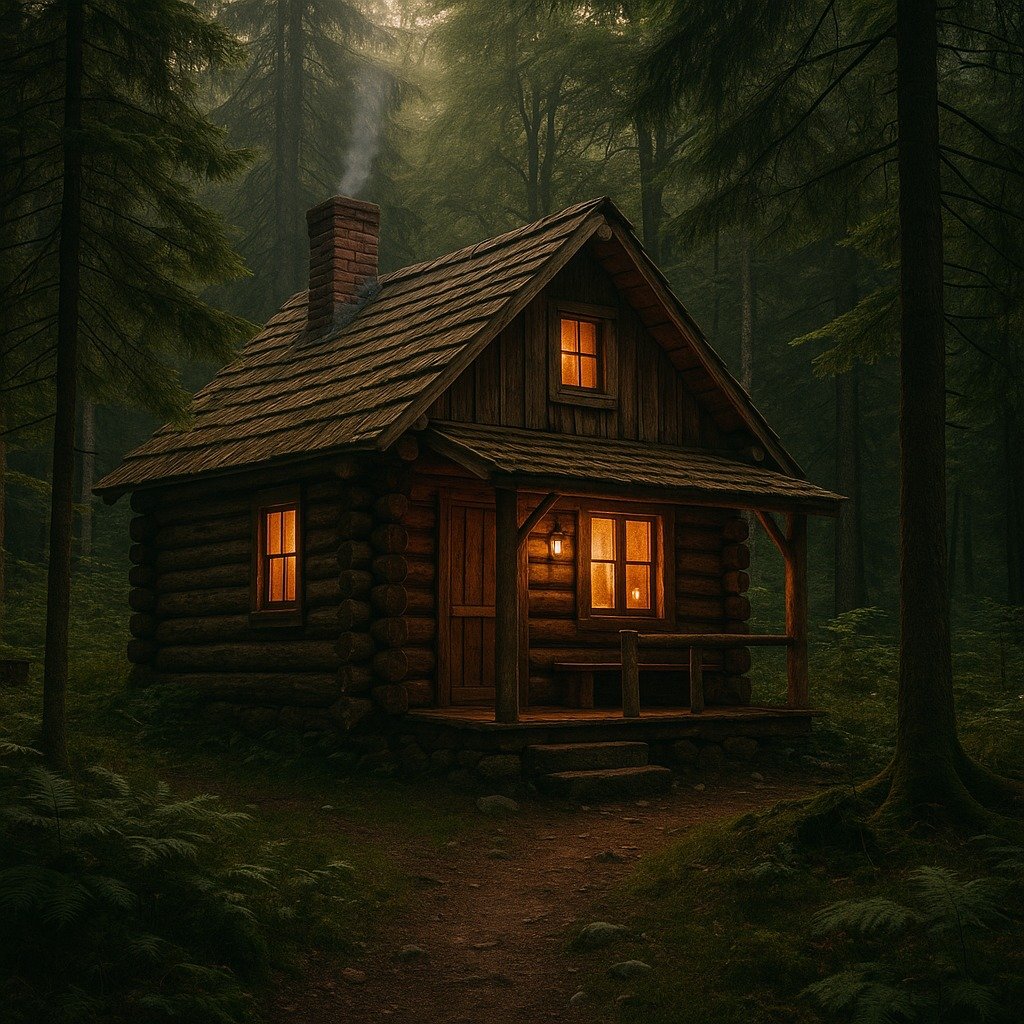 Rustic Cabin in the Woods