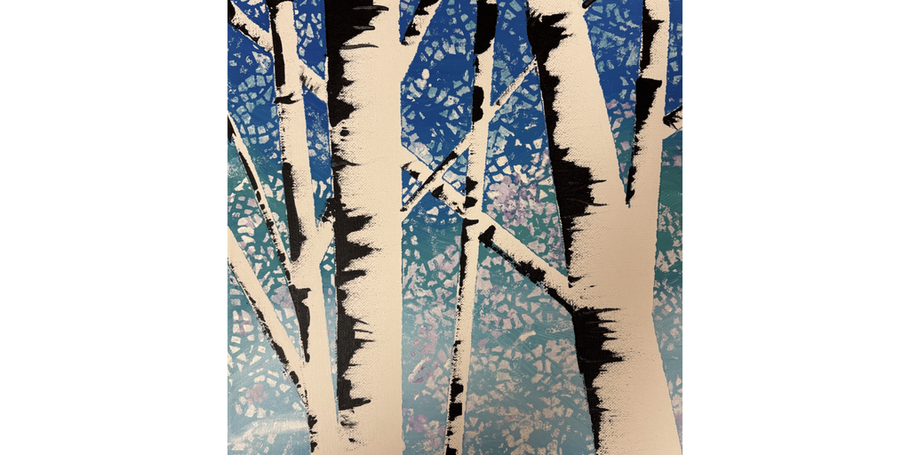 Adult Workshop - Winter Birch Tree Canvas