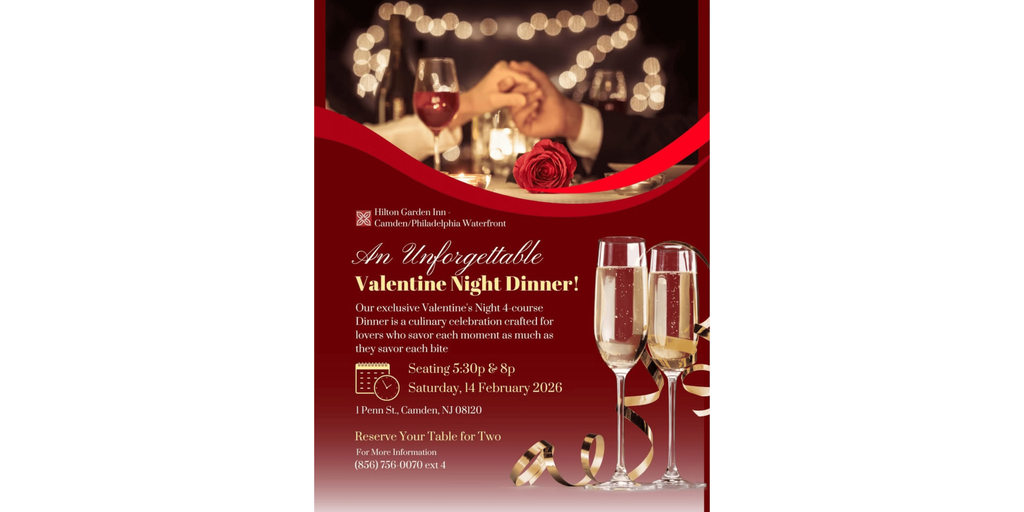 Valentines Day Dinner at the Waterfront