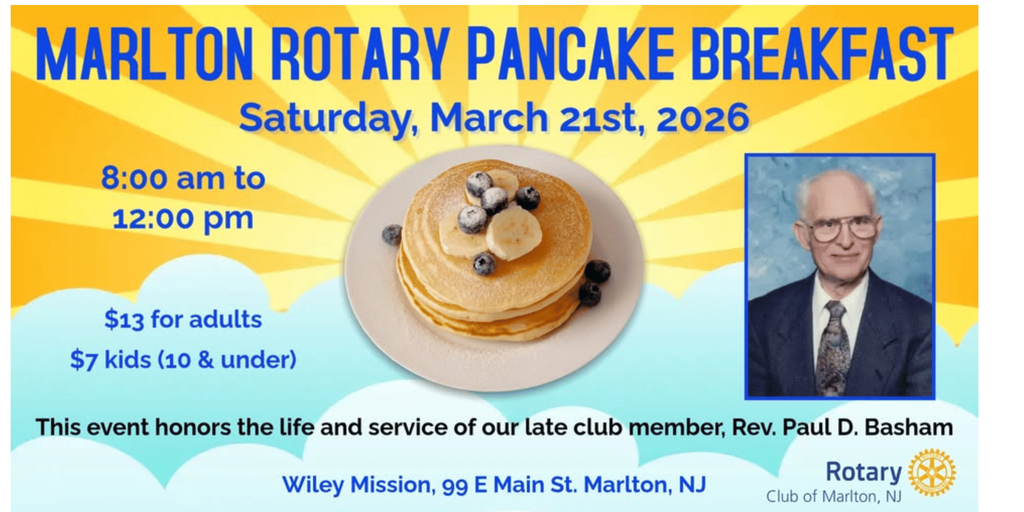 2026 Marlton Rotary Pancake Breakfast