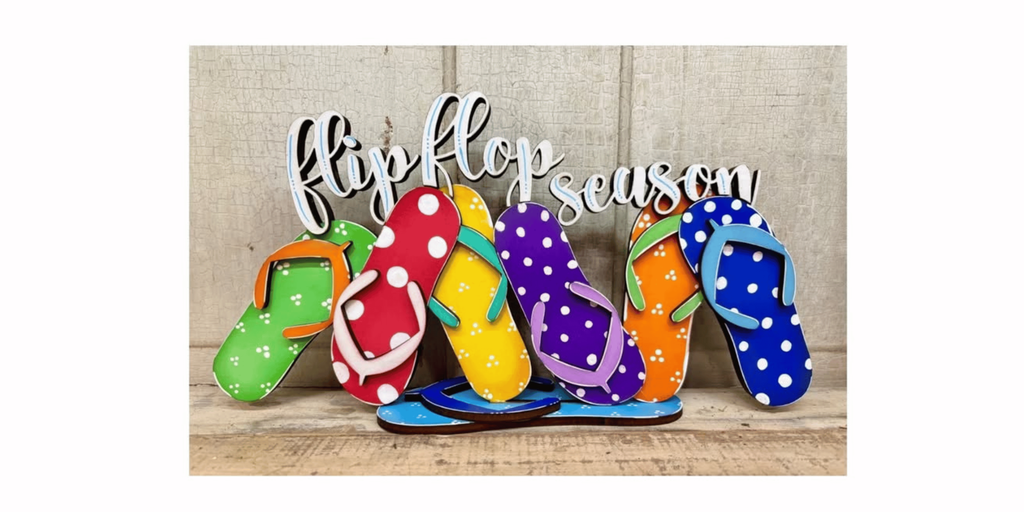Summer Flip Flop Wood Art Workshop