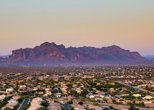 Landscape,Photograph,Taken,At,Sunset,From,Brown,Mountain,Looking,At
