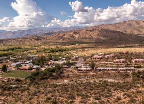 Tanque,Verde,Ranch,In,Tucson,,Arizona,,Aerial,View.