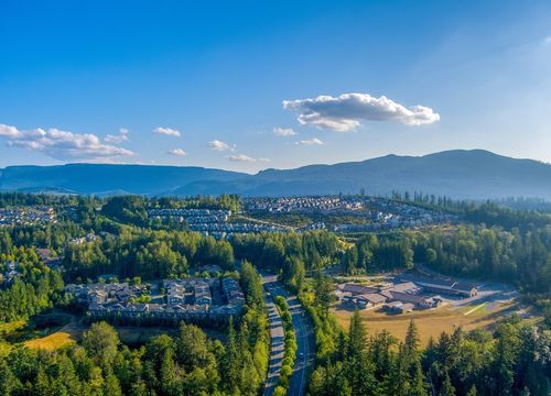 Aerial view of Snoqualmie