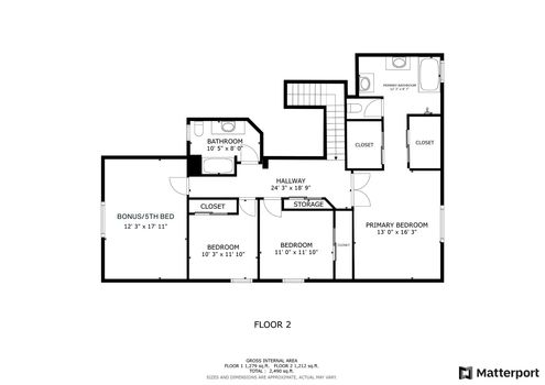 UPSTAIRS BONUS5TH BED