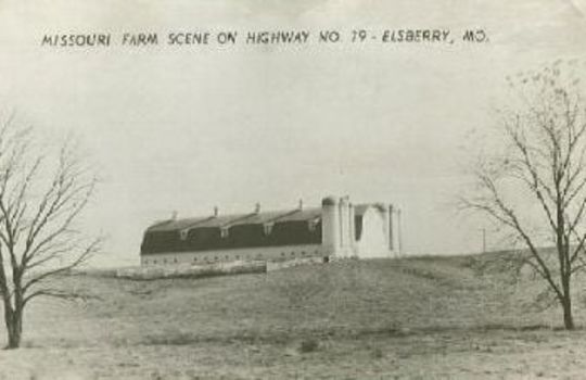Elsberry MO Farm Scene at Champ Dairy