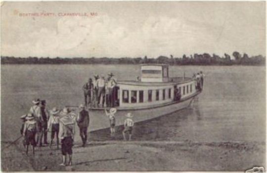 Clarksville MO Boating Party 1908
