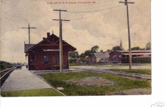 Clarksville MO &#8211; CB and ORR Train Depot