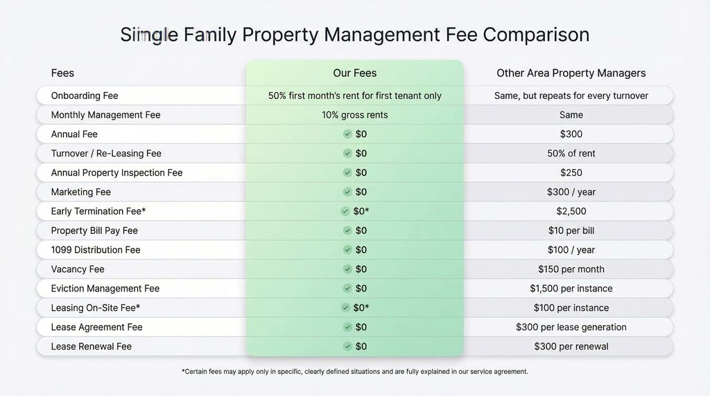 Single Family PM Pricing