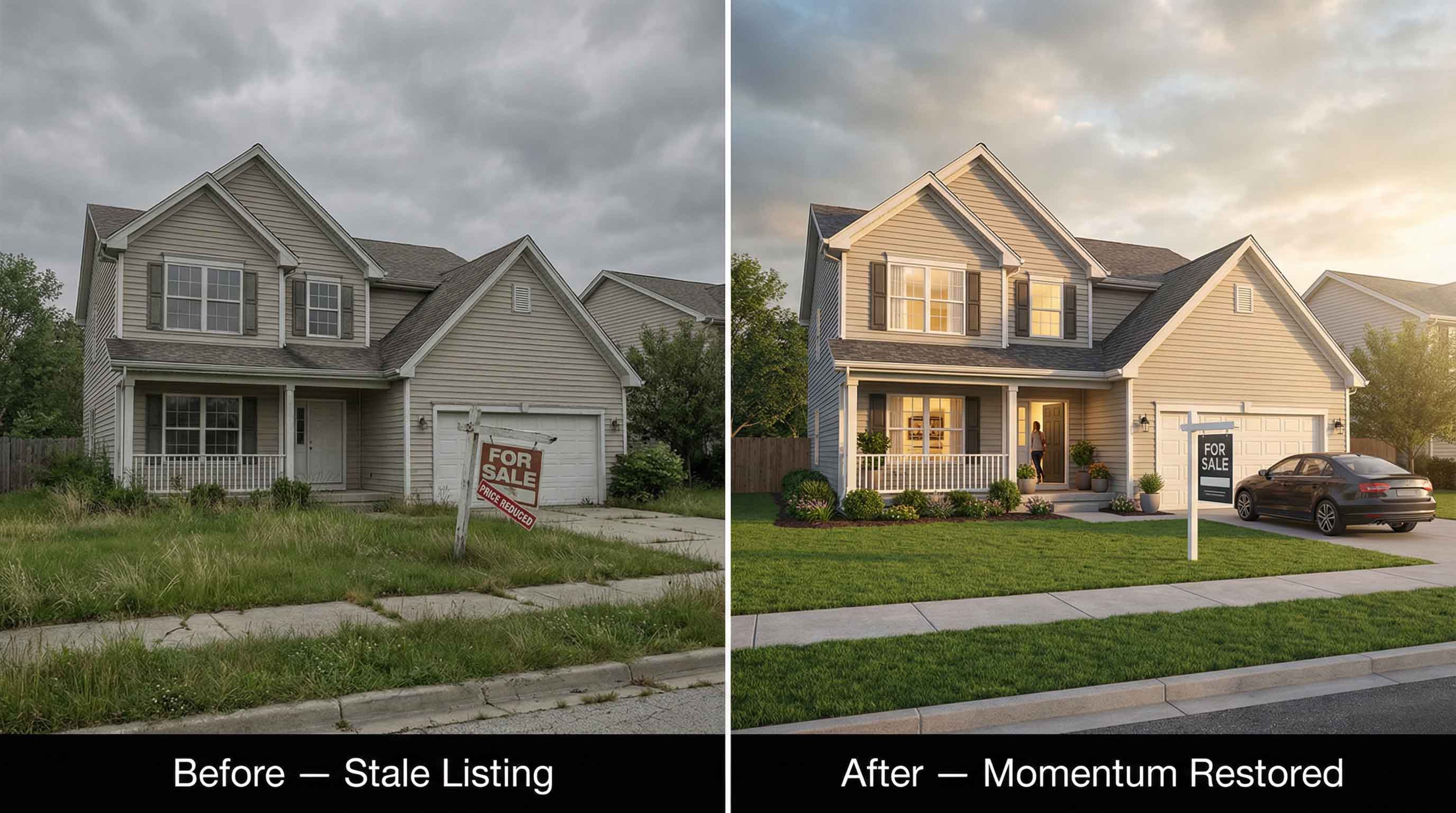 Homes sit on market because ...