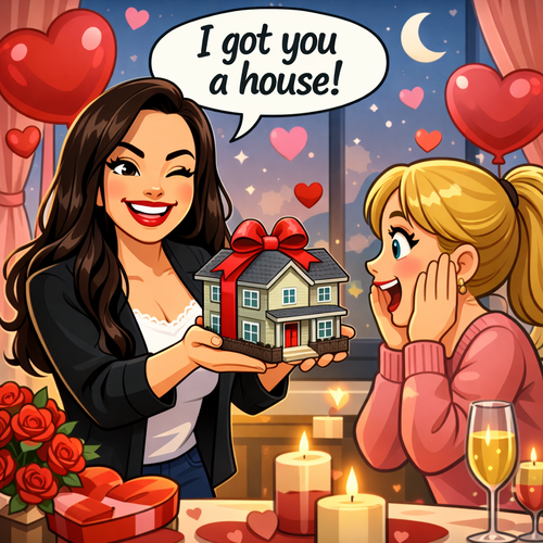 This Valentine’s Day, Skip the Chocolates… Buy the House 🍫❌🏡✅
