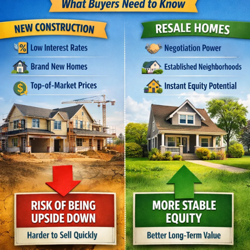 New Construction, vs. Resale Homes: What Buyers Need to Know ✅