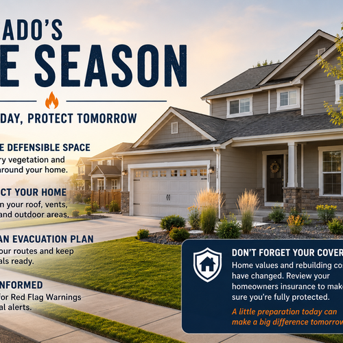 Colorado's Increased Fire Danger: Is Your Home Ready?