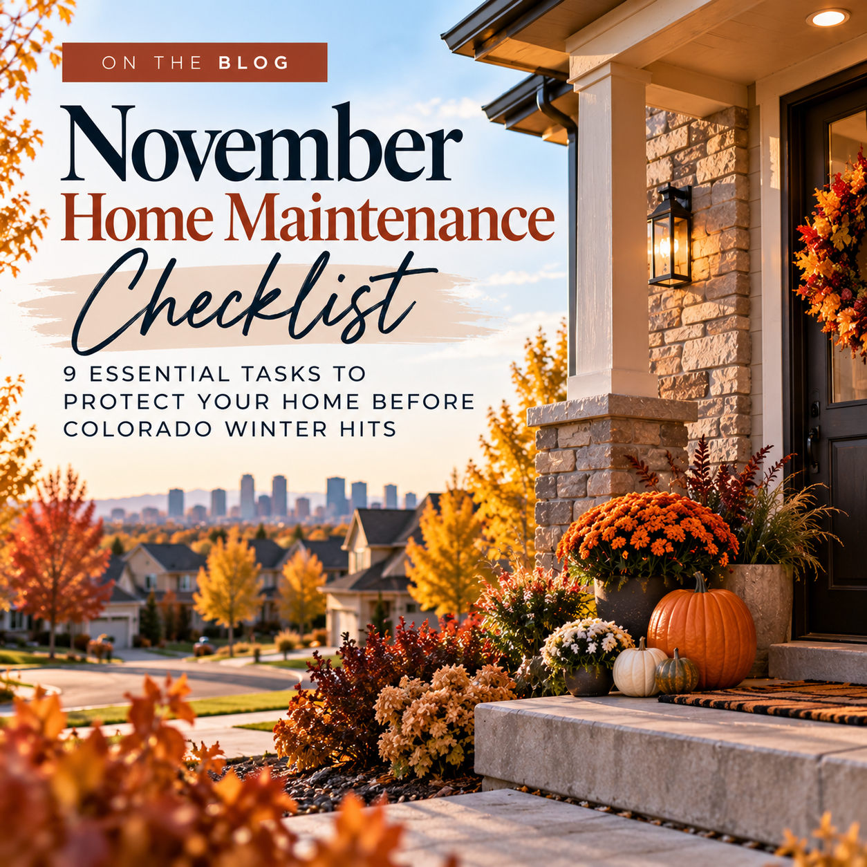 November Home Maintenance Checklist