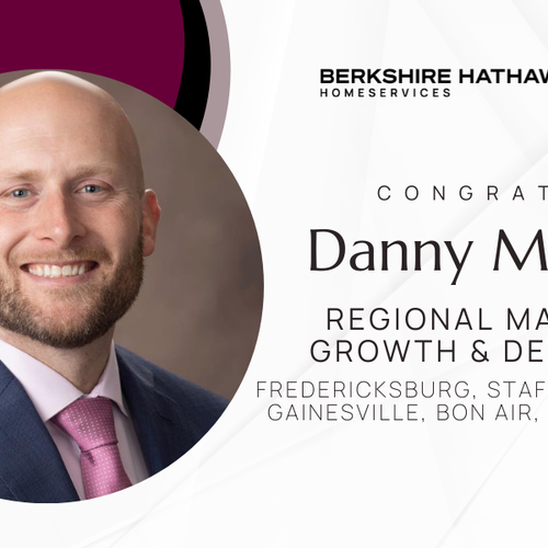 Danny Margoupis transitions to a new leadership role as Regional Manager of Growth & Development