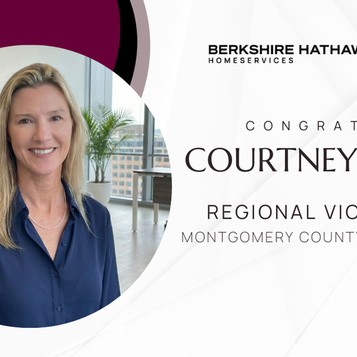 Berkshire Hathaway HomeServices PenFed Realty Promotes Courtney Griffiths to Regional Vice President, Montgomery County and Washington D.C.