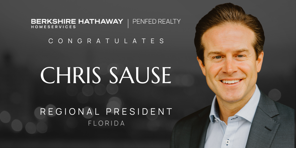 Berkshire Hathaway HomeServices PenFed Realty Names Chris Sause &hellip;