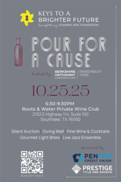 Sunshine Kids Charity Event Southlake Texas - October 25, 2025 - Roots & Water Private Wine Club