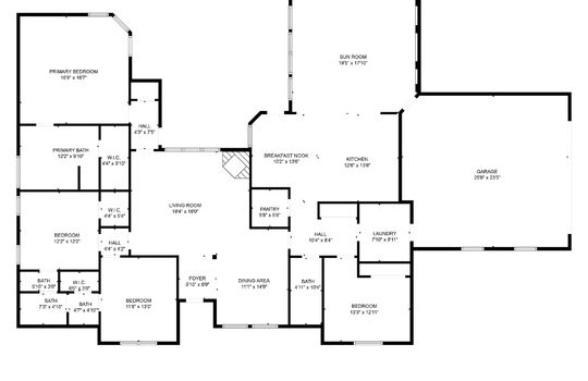 2D Floor Plan for 202 Connor Place Suite 202